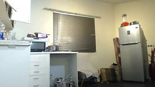 Fat Ass Stepmom Teasing with Her Oily Big Tits