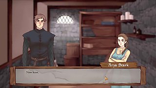 Mommy Loveskysan69 brings the heat in a game of thrones scene with big boobs and some anime flair
