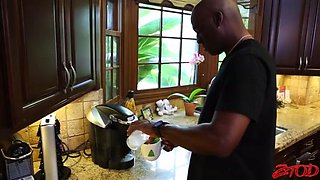 Mischa is sucking some black dick: Blowjob, Doggy  Cowgirl Porn