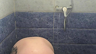 Jade Shaving Her Hairy Pussy and Legs in the Shower