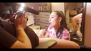 Bts - Vape and Blowjob From Stunning Cocksucker Black Lynn