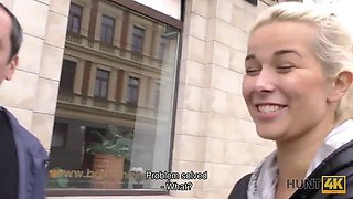Hunt4k. boy nails hottie to train cuckold take care of her needs