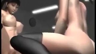 3D fucking double feature: Blowjob, Missonary  Babe Porn