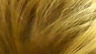 Blonde slut enjoys getting slammed in her asshole by a big cock
