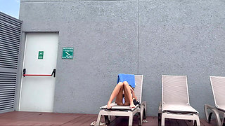 I Filmed My Famous Neighbor Sunbathing with Dental Floss on