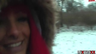 Lexy Roxx In Mutprobe Bei 8 Grad - Hattest Du Dich Getraut