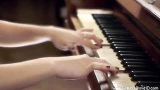 Angelic chickfriend's big cock movie