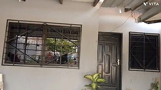 Homemade Latina Maid Blowjob and Creampie - Cheating Housewife Fuck in POV