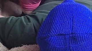 Amateur Sock Worship and Feet Licking with Balck Sneakers