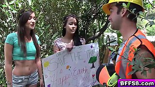 Hot teens awesome forest group fuck