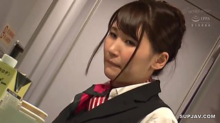 Japanese Babe having sex in thr plane