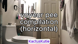 Voyeur Pee Compilation Horizontal