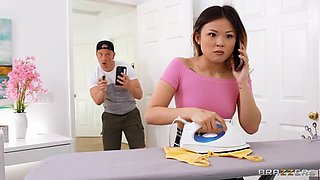 Vibing In Her Panties With Zac Wild, Lulu Chu - Brazzers