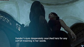 Steamy animated game with a sultry teacher to explore