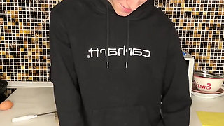 Horny Twink's Big Dick Jerk Session