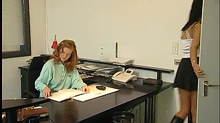 Interview with redhead secretary