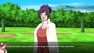 Naruto Kunohichi's training. Training with Anko