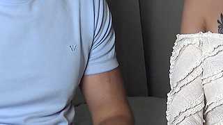 Extremely Shy Asian Girl's First Time Sucking Dick