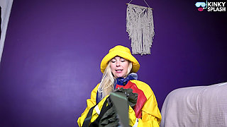 Stepmommy Dresses You in Rainwear & Waders - Handcuffed Hands & No Touching