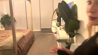 Beautiful Green Eyed Tinder Slut Fucks And Sucks On First Date-
