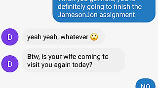 My husband bet his 28-year-old apprentice that he couldn't fuck me... I made him lose the bet.