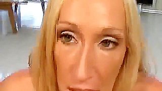 Pov! Blonde Nympho Take The Last Drop Out Of Your Cock!