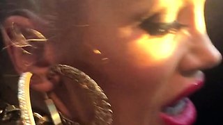 Mexicana blowjob with her big boobs