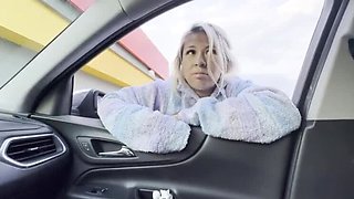 Homeless Latina Girl Tifanny Manson Gives Blowjob & Swallows Cum on Street