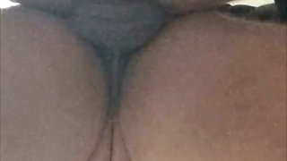 Amateur slut wife fucked in the kitchen in a close-up video, she had a orgasm, in the end he cums in her pussy
