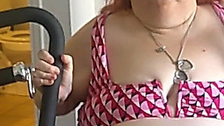 Big Beauty Nurse Vicki Is Exercising in the Gym Part 1