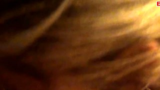 Real young couple in love goes to porn casting