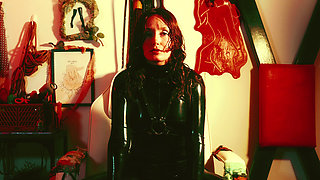 Divine Devotion: Latex Worship, Spit, Gas & Toilet Training POV