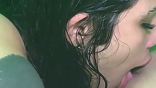 Bgg Threesome!! Lesbian Play Between Two Beautiful Girls, Rough Sex, and a Blowjob with a Huge Facial!!
