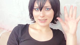 You and Mavis are alone in Dracula's castle and she wants you to plow her and jizz deep in her poon on Halloween