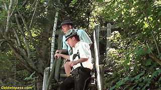 lederhosen anal party