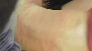 The Hairy-pussy Witch Gets Pounded by Two Cocks