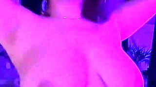 Curvy Latina Strips Down and Shows off Huge Titties