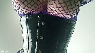 FEMDOM JOI female domination jerk off video sexy blonde instructor Arya Grander - with countdown