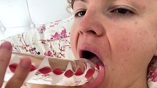 Bath fetish solo play