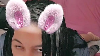 Sucking Cock with Snap Filter