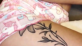 Virgin Teen All Alone with Stepdad! Innocent Stepdaughter Panties Rubbing Taboo