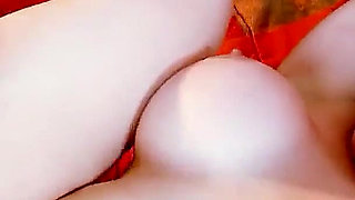 Milf Alexandra with big tits lets neighbors fuck her