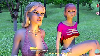 Busty mom enjoying spring break fun