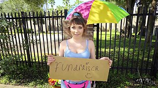 Ava Sinclaire Takes Big Cock Public in POV