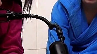 Lucky Dude in the Girls Shower