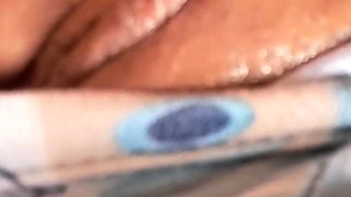 Latina masturbates until she squirts