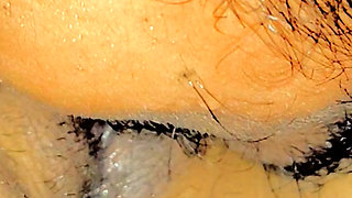 Horny jija licking young sali's wet chut in bedroom