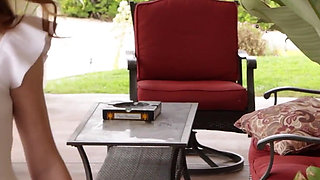 Horny Stepniece Myra Moans Cures Stepdad's Broken Heart with Her Tight Pussy