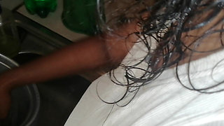 Secret Shoot of My Aunt, While She Cooks