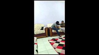 Indian Bhabhi Bra-stuffers Gargling and Pounding In kitchen